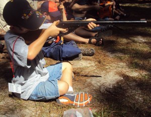 Riley with the Daisy BB Gun