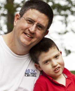 Daddy and Caden - Sep 2012